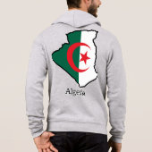 Flaggen und Länder Algerien Hoodie (Rückseite)