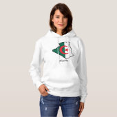 Flaggen und Länder Algerien Hoodie (Vorne ganz)