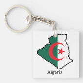 Flaggen und Länder Algerien Schlüsselanhänger (Vorderseite)
