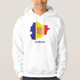 Flaggen und Länder Andorra Hoodie