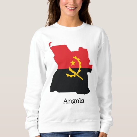 Flaggen und Länder Angola Sweatshirt (Vorderseite)