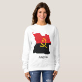 Flaggen und Länder Angola Sweatshirt (Vorne ganz)