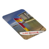 Flaggen und Surf-Rettungsboard Magnet (Rechte Seite)