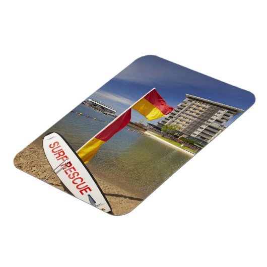 Flaggen und Surfbrett Magnet (Linke Seite)