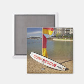 Flaggen und Surfbrett Magnet (Vorderseite/Rückseite)