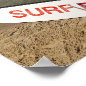 Flaggen und Surfbrett Poster (Ecke)