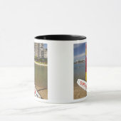 Flaggen und Surfbrett Tasse (Zentrum)