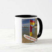 Flaggen und Surfbrett Tasse (VorderseiteRechts)
