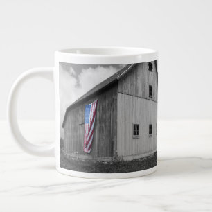 Flaggen unserer Bauer - Barn mit amerikanischer Fl Jumbo-Tasse
