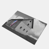 Flaggen unserer Bauern - Scheune mit Fußmatte (Schrägansicht)