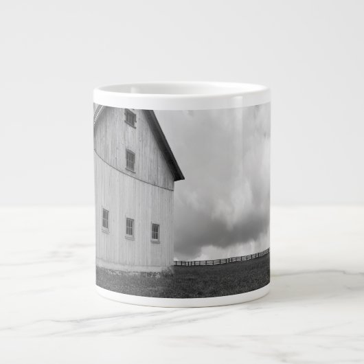 Flaggen unserer Bauern - Stall mit amerikanischer Jumbo-Tasse (Vorderseite)