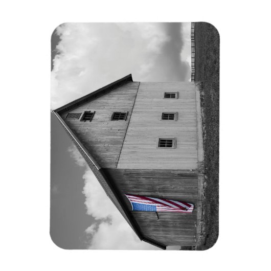 Flaggen unserer Bauern - Stall mit amerikanischer Magnet (Vertikal)