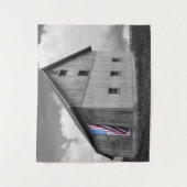 Flaggen unserer Bauern - Stall mit amerikanischer Wandteppich (Vorderseite)