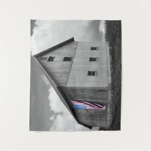 Flaggen unserer Bauern - Stall mit amerikanischer Wandteppich (Vorderseite)