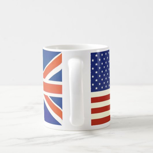 Flaggen USA Briten Kaffeetasse (Henkel)