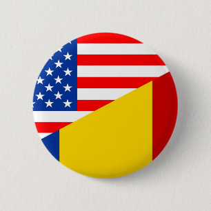Flaggen-USA countr Vereinigter Staaten Amerika Button