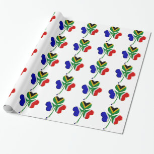 Flaggen-Verpackungs-Papier /South des irischen Geschenkpapier