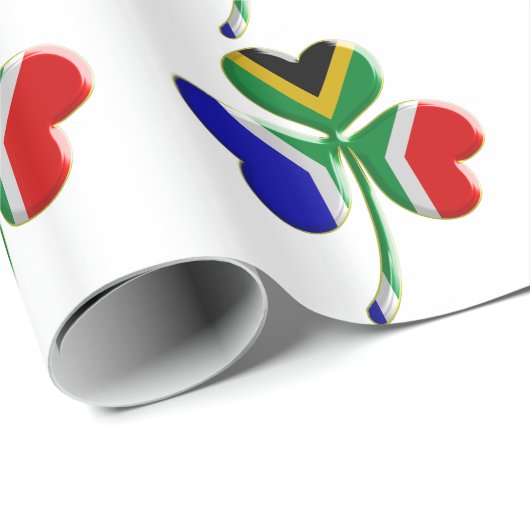 Flaggen-Verpackungs-Papier /South des irischen Geschenkpapier (Rolleneckpunkt)