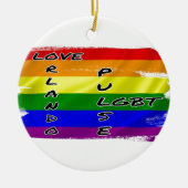 Flaggen-Verzierung des Impuls-LGBT Keramikornament (Vorne)