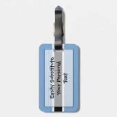 Flaggen von Botswana Easy ID Personal Gepäckanhänger (Rückseite vertikal)