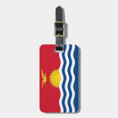Flaggen von Kiribati Easy ID Personal Gepäckanhänger (Vorderseite vertikal)