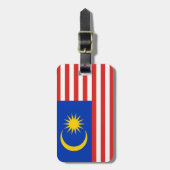 Flaggen von Malaysia Easy ID Personal Gepäckanhänger (Vorderseite vertikal)