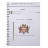 Flaggen von Monaco, von einem französischen Buch (Vorderseite)