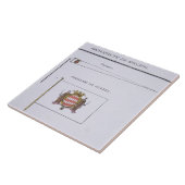 Flaggen von Monaco, von einem französischen Buch Fliese (Seite)