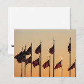 Flaggen von Sunset American Patriotic USA (Vorne/Hinten)