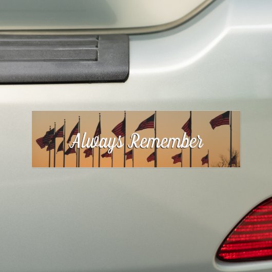 Flaggen von Sunset American Patriotic USA Autoaufkleber (Auf Auto)