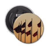 Flaggen von Sunset American Patriotic USA Flaschenöffner (Vorderseite)