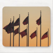 Flaggen von Sunset American Patriotic USA Mousepad