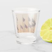 Flaggen von Sunset American Patriotic USA Schnapsglas (Rückseite)