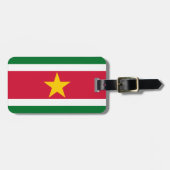 Flaggen von Suriname Easy ID Personal Gepäckanhänger (Vorderseite horizontal)