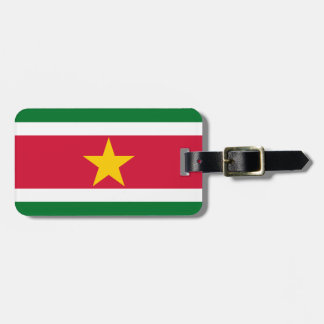 Flaggen von Suriname Easy ID Personal Gepäckanhänger