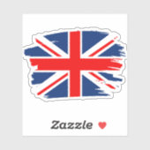 Flaggenaufkleber des Vereinigten Königreichs Aufkleber (Blatt)