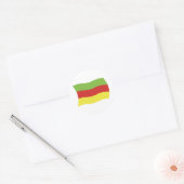 Flaggenaufkleber für Bodos People Runder Aufkleber (Umschlag)