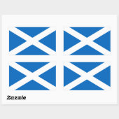 Flaggenaufkleber für Schottland Rechteckiger Aufkleber (Blatt)
