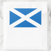 Flaggenaufkleber für Schottland Rechteckiger Aufkleber (Tasche)