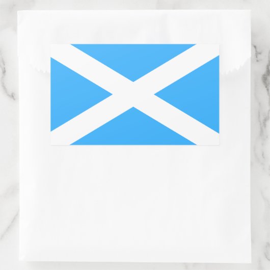 Flaggenaufkleber für Schottland Rechteckiger Aufkleber (Tasche)