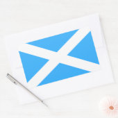 Flaggenaufkleber für Schottland Rechteckiger Aufkleber (Umschlag)