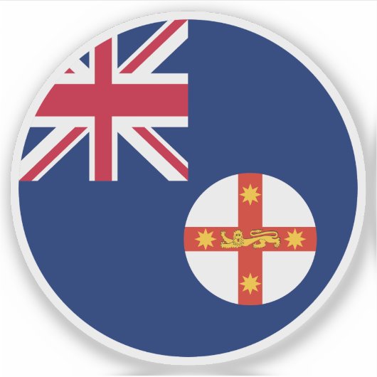 Flaggenaufkleber für Südwales Aufkleber (Vorderseite)