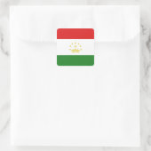 Flaggenaufkleber für Tadschikistan Quadratischer Aufkleber (Tasche)