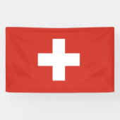 Flaggenbanner der Schweiz Banner (Horizontal)