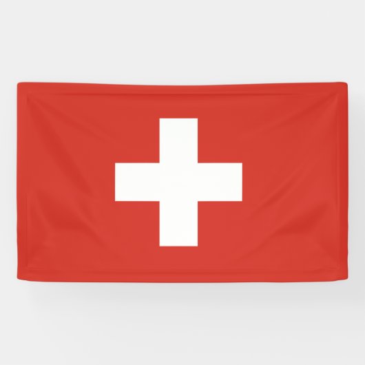 Flaggenbanner der Schweiz Banner (Horizontal)