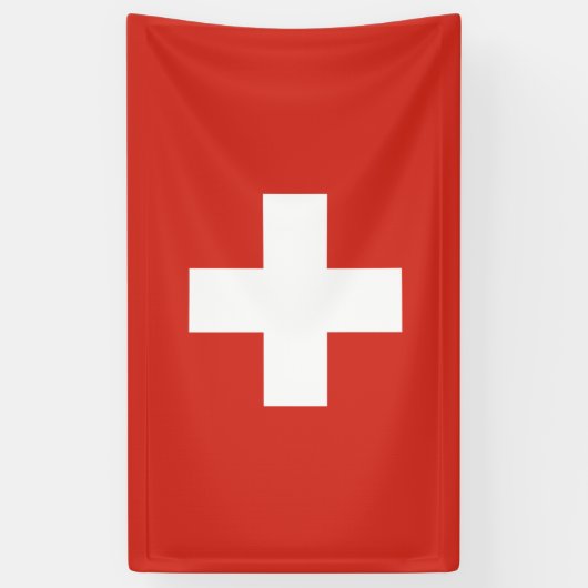Flaggenbanner der Schweiz Banner (Vertikal)