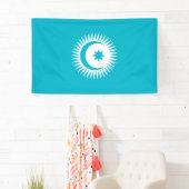 Flaggenbanner des Türkischen Rates Banner (Insitu)