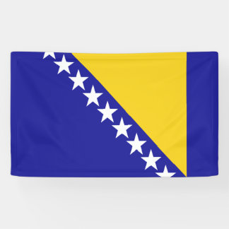 Flaggenbanner für Bosnien und Herzegowina Banner