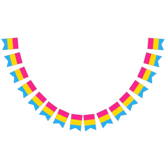 Flaggenbanner für Pansexualität Wimpelkette (Alle)