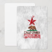 Flaggenbär der Republik Kalifornien im Stil der Ma (Vorne/Hinten)